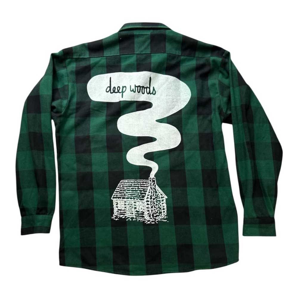 Eternal Beau Men’s Plaid Flannel Shacket Shirt Jacket‎ size L
